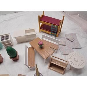 Schleich Manor House Replacement Furniture Lot.  Ib2